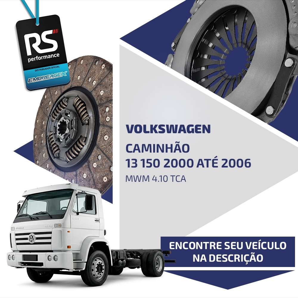 Embreagem Vw 330mm MWM 4.10 4.12 TCA/TCAE 6085 2000 A 2006