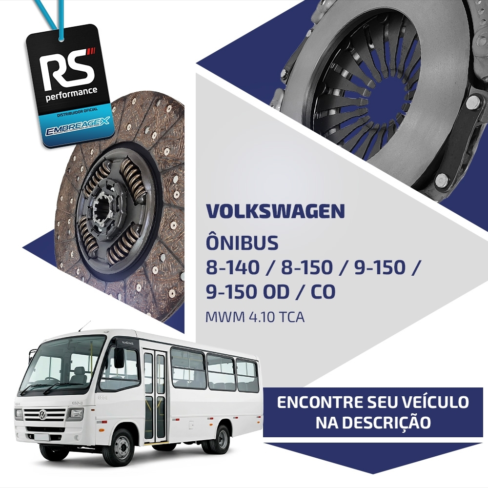 Embreagem Vw 330mm MWM 4.10 4.12 TCA/TCAE 6085 2000 A 2006