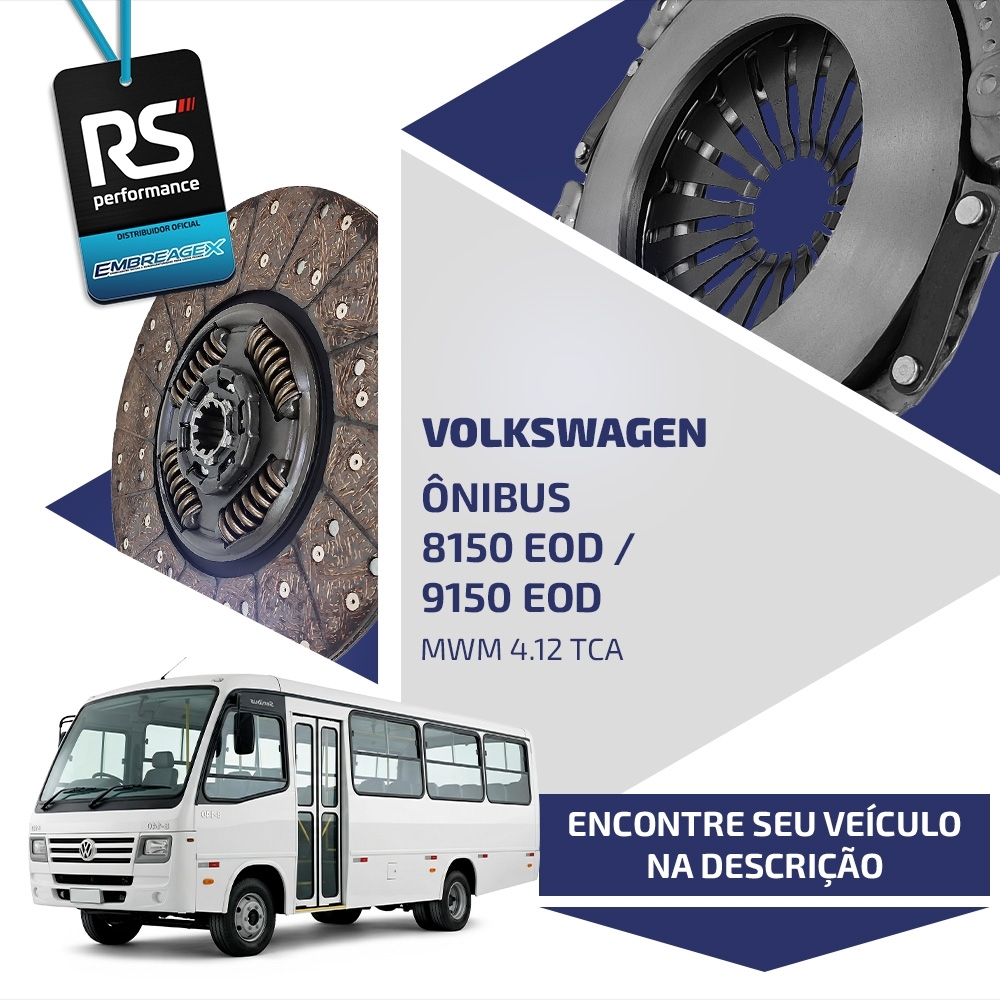 Embreagem Vw 330mm MWM 4.10 4.12 TCA/TCAE 6085 2000 A 2006