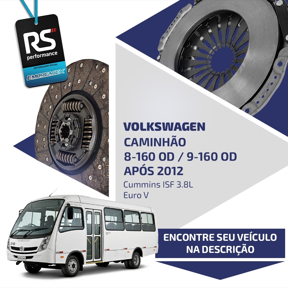 Embreagem Ford/Vw 330mm Cummins ISB 3.8/4.5 Euro V 6126