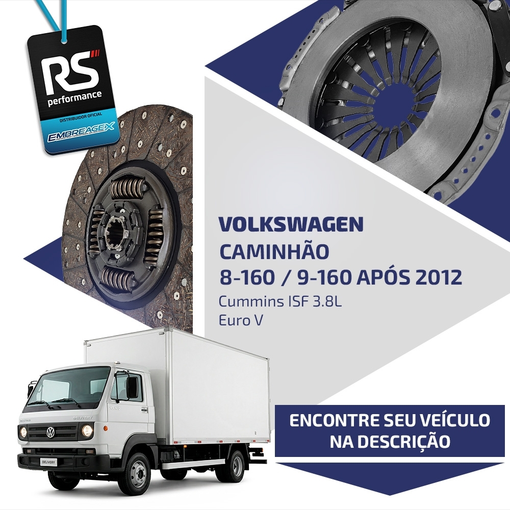 Embreagem Ford/Vw 330mm Cummins ISB 3.8/4.5 Euro V 6126
