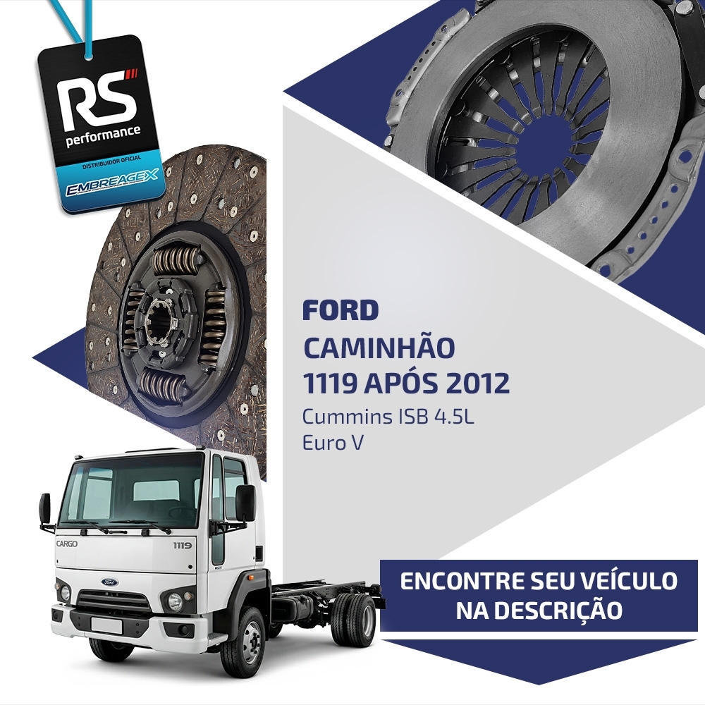 Embreagem Ford/Vw 330mm Cummins ISB 3.8/4.5 Euro V 6126
