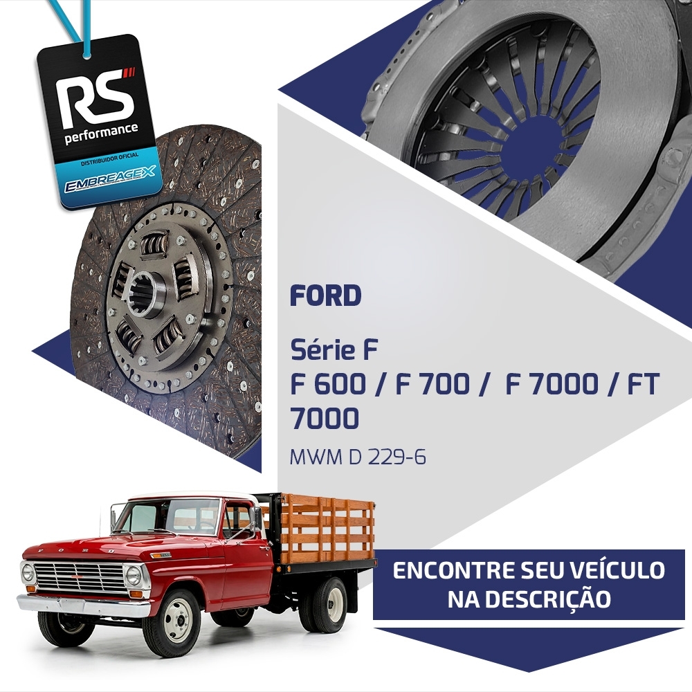Embreagem Ford Cargo / F 325mm Cummins B3.9/ MWM D 229-6