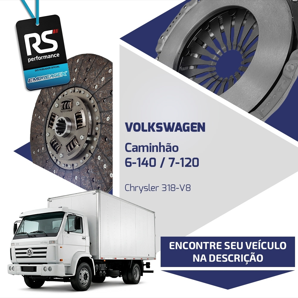 Embreagem Ford Cargo / F 325mm Cummins B3.9/ MWM D 229-6