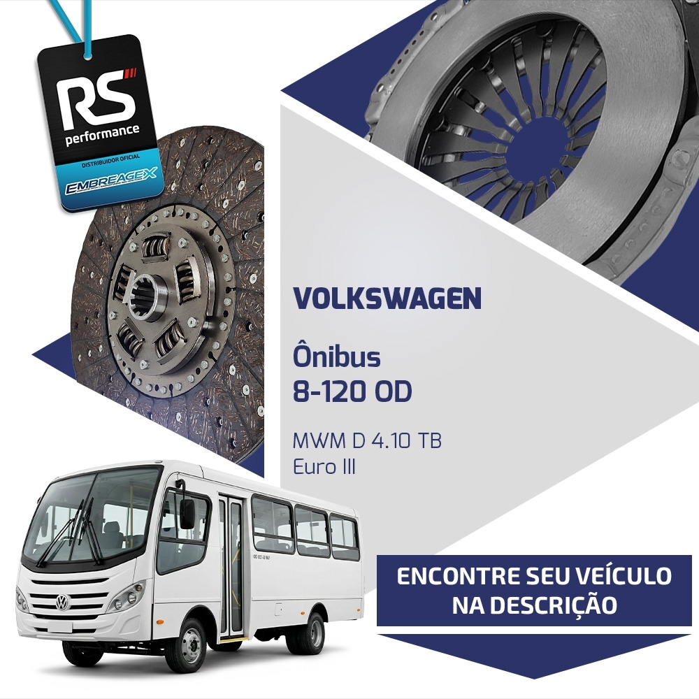 Embreagem Ford Cargo / F 325mm Cummins B3.9/ MWM D 229-6
