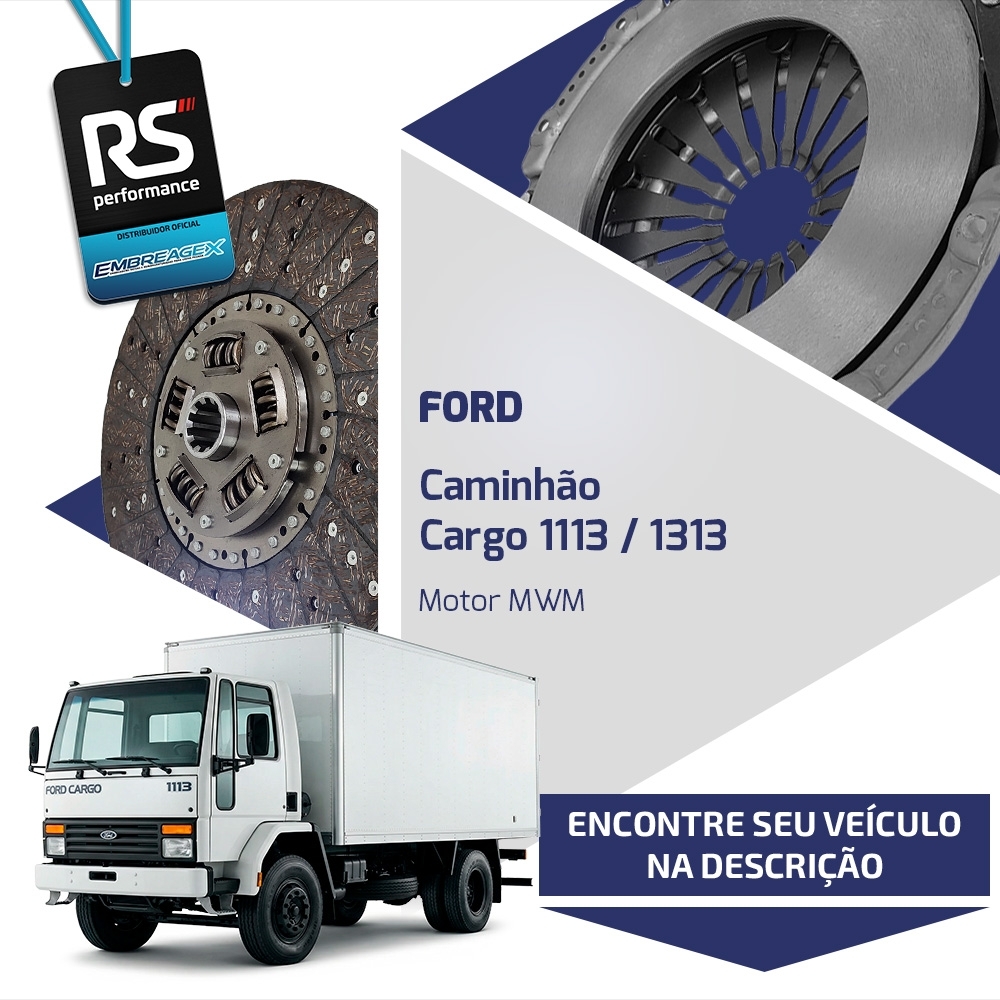 Embreagem Ford Cargo / F 325mm Cummins B3.9/ MWM D 229-6
