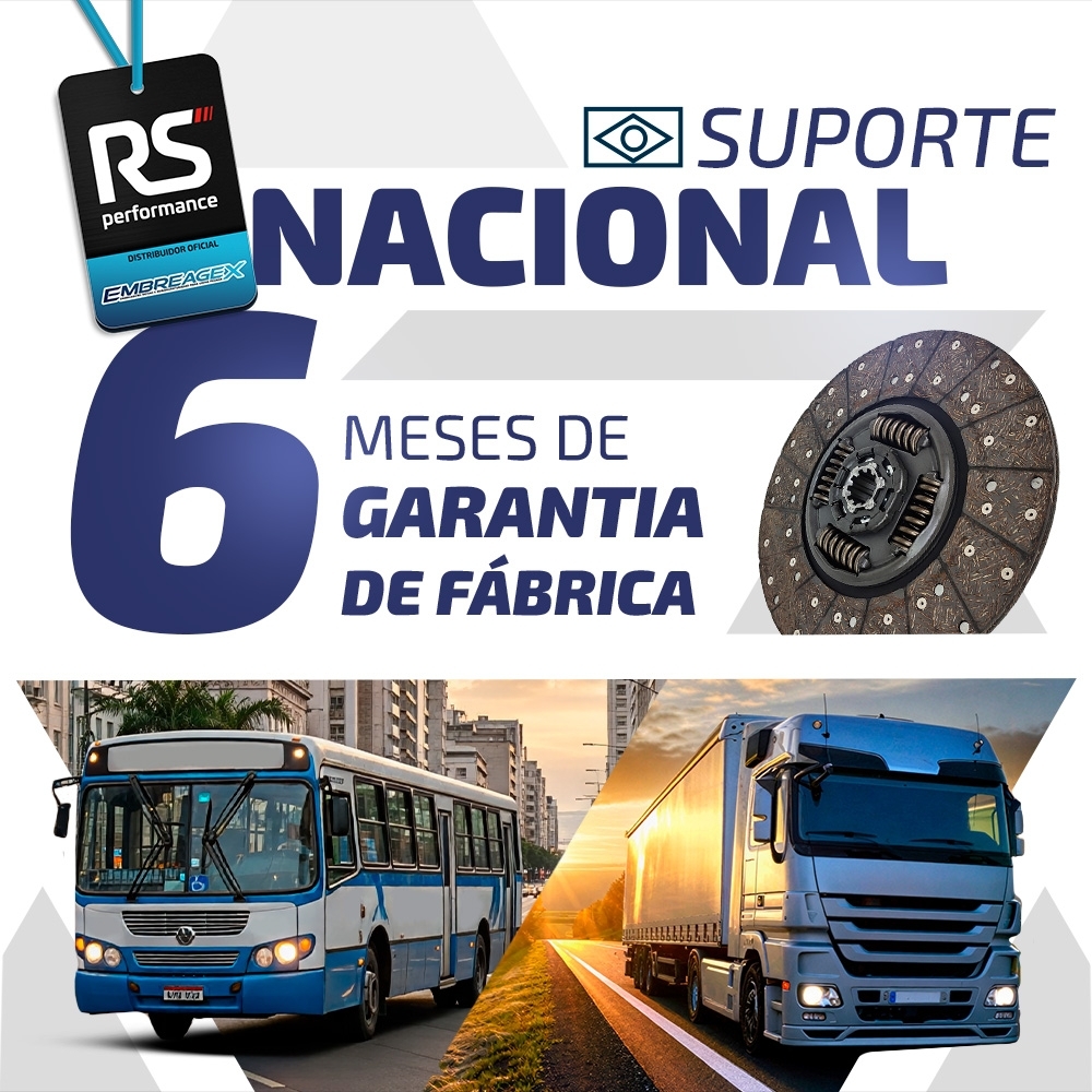 Embreagem Agrale 330mm MWM 4.12 150cv / Cummins 6BGe 3 6143