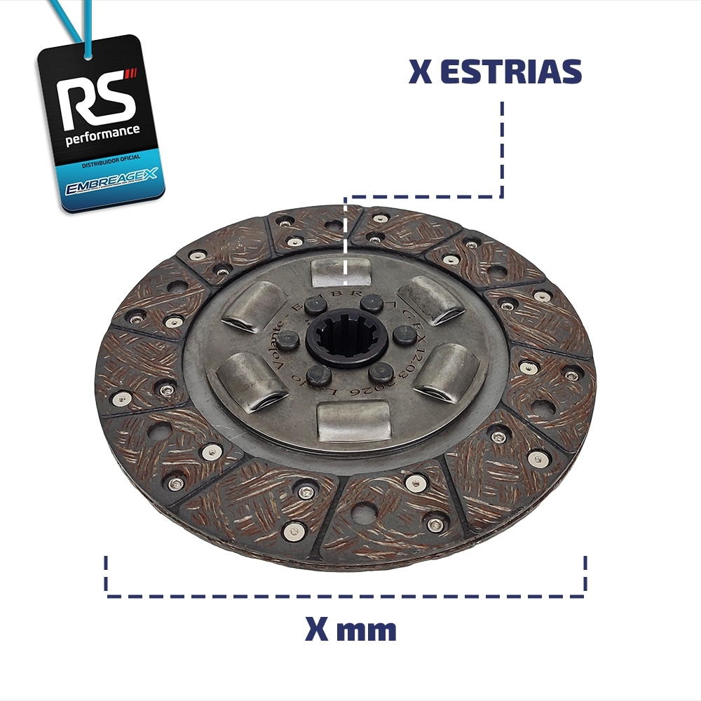 Embreagem Mercedes 608 / 708 250mm Para Motor OM 314 85CV