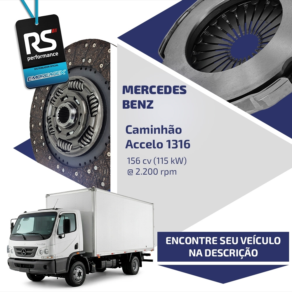 Embreagem Mercedes Benz 362mm OM 904 LA Eletrônico 6342