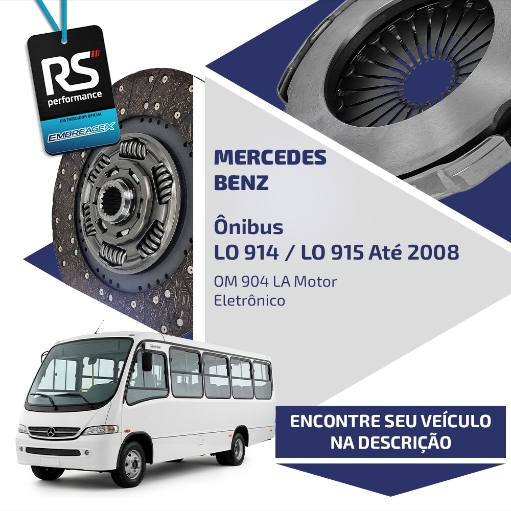 Embreagem Mercedes Benz 362mm OM 904 LA Eletrônico 6342