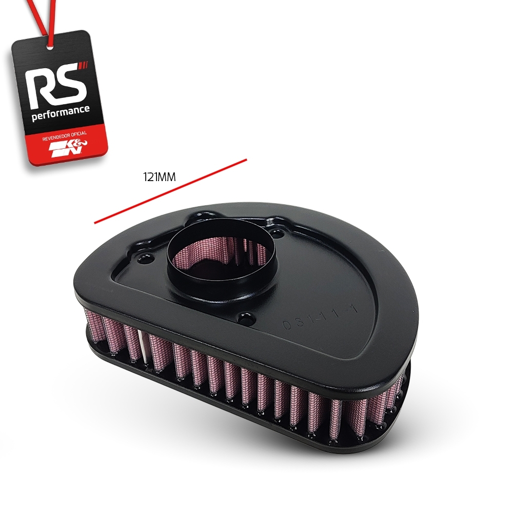 Filtro Esportivo Inbox K&N Harley-Davidson Big Twin 103 CI de 2014 a 2017 Linha Softail e Touring