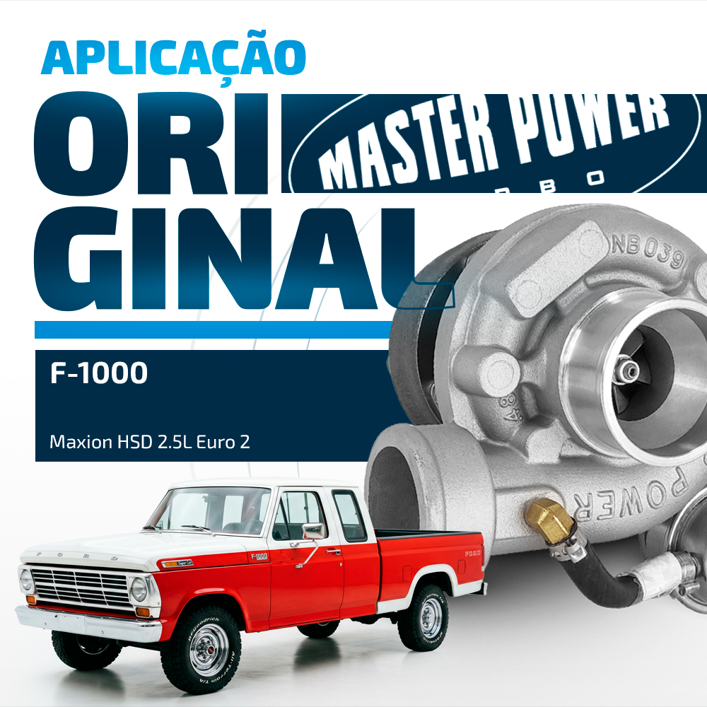 Turbina Diesel Ford F-1000 Motor Maxion Hsd 2.5l Euro 2