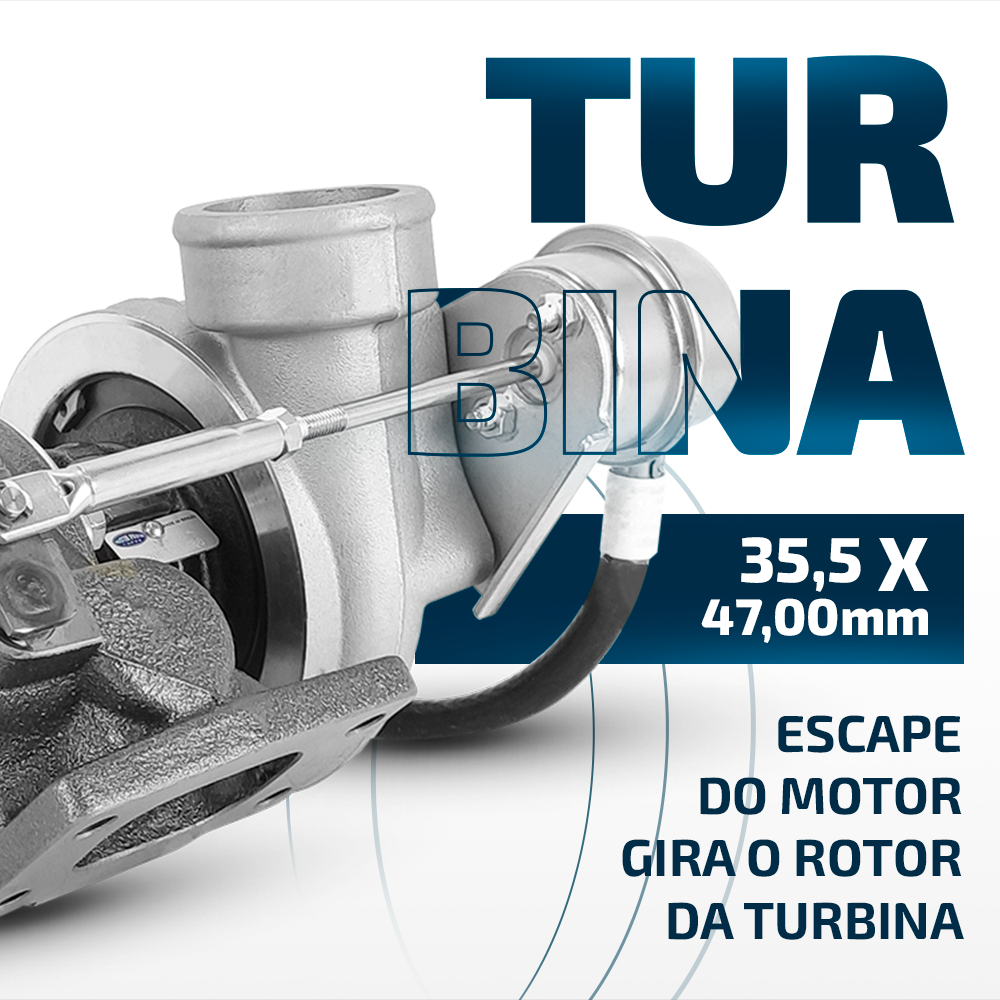 Turbina Ford Ranger 2.5 Diesel Maxion Hsd Euro 1 Sem Intercooler Nova Padrao Garrett 704344