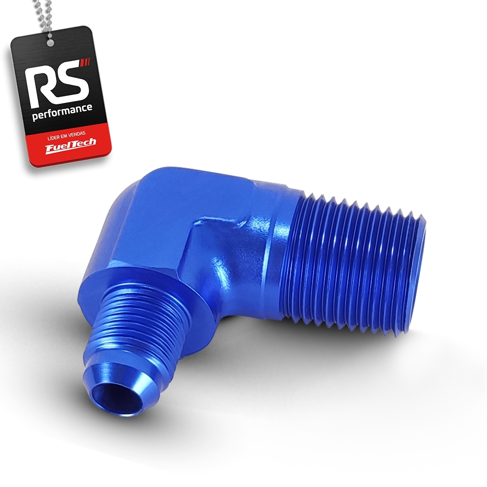 Niple 90º Tamanho 6an - 1/2 Npt