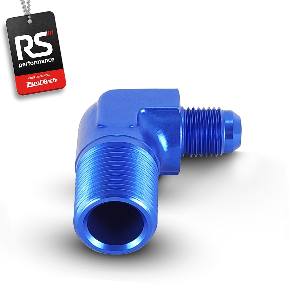 Niple 90º Tamanho 6an - 1/2 Npt