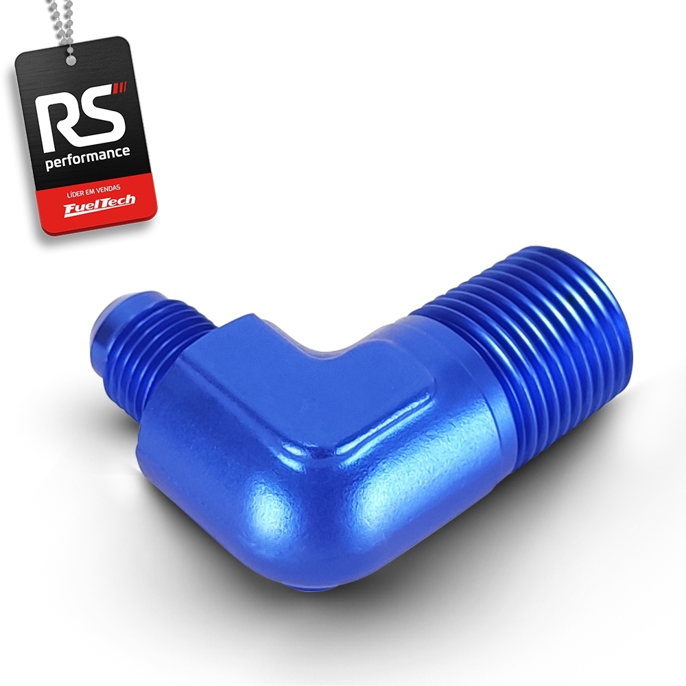 Niple 90º Tamanho 6an - 1/2 Npt