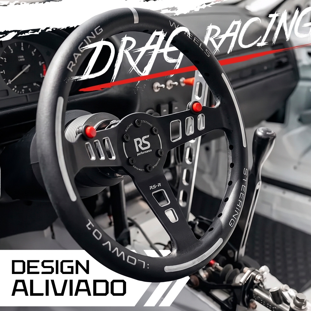 Volante Esportivo Competition RS Performance RS-R em Aluminio Aliviado