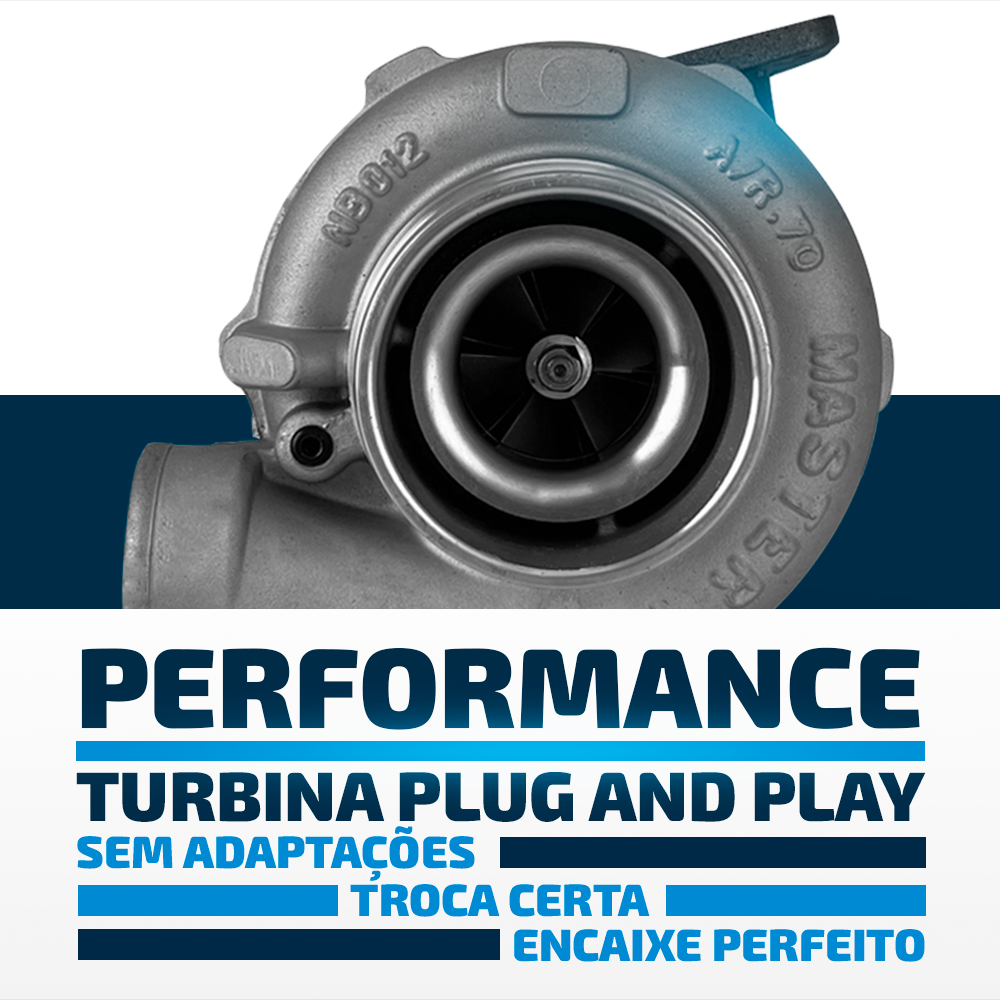 Turbina Diesel Ford Cargo Para Motor Ford 6.6l/7.1l 1986 até 1991