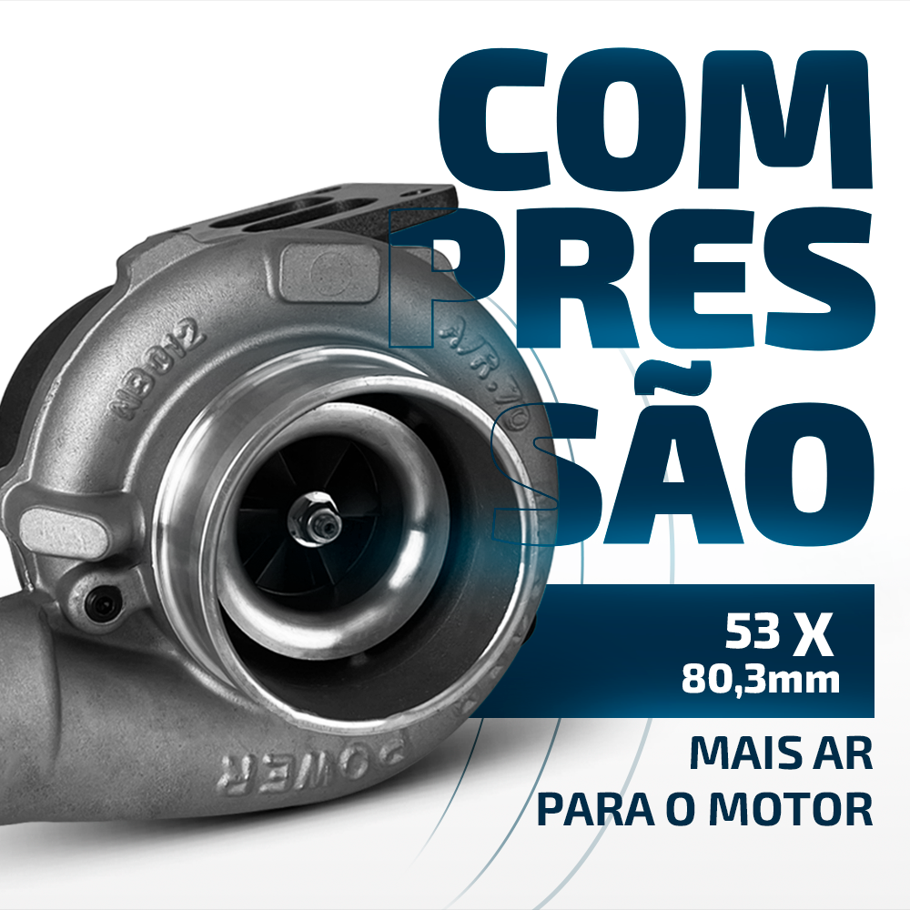 Turbina Diesel Ford Cargo Para Motor Ford 6.6l/7.1l 1986 até 1991