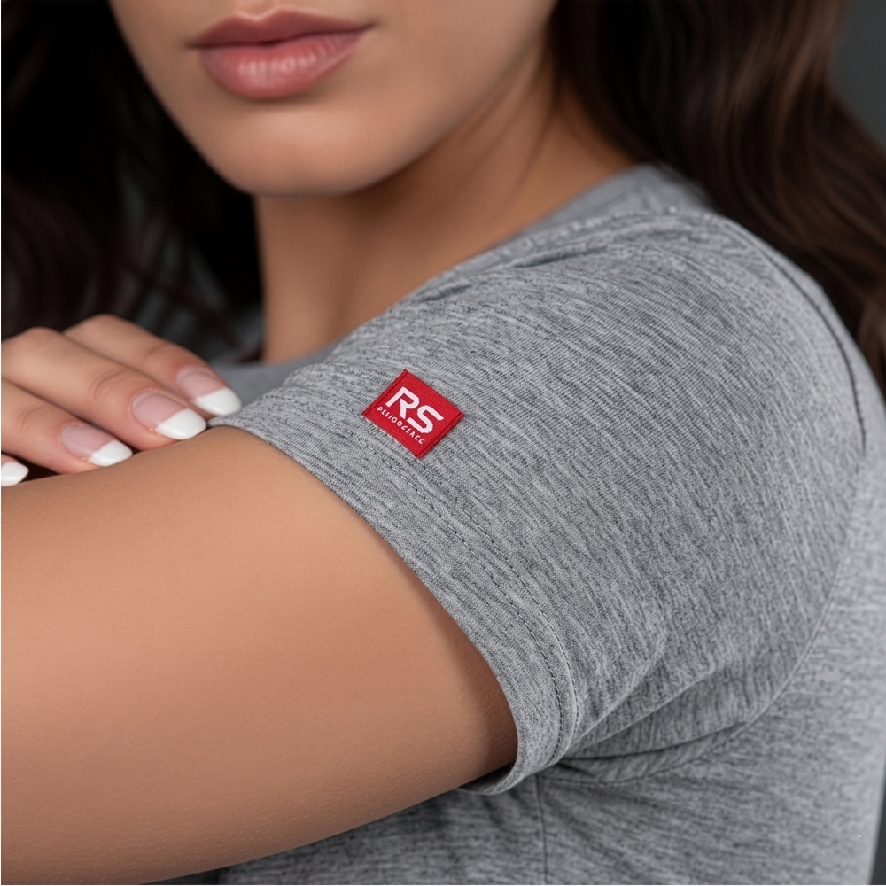 Camiseta Rs Performance Cinza Feminina Estampa Welcome