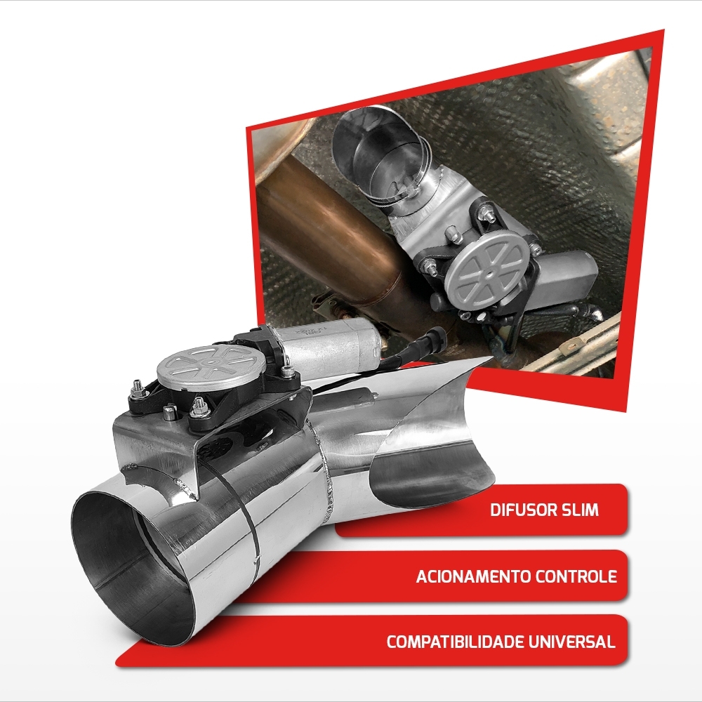 Difusor Em Inox Com Dissipador De Calor Superedition - 4 Polegadas