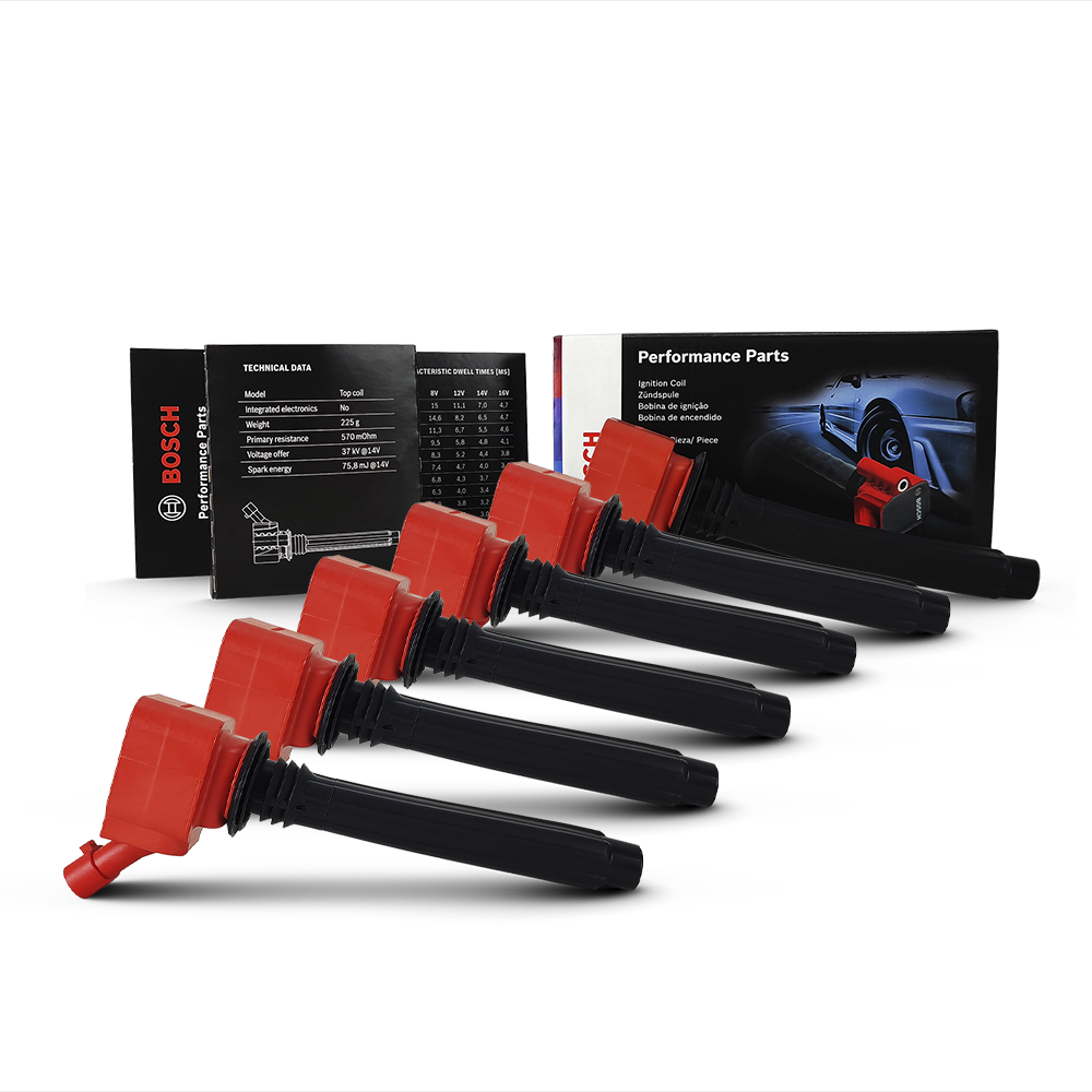 Kit 6 Bobina De Ignição Red Upgrade De Alta Performance
