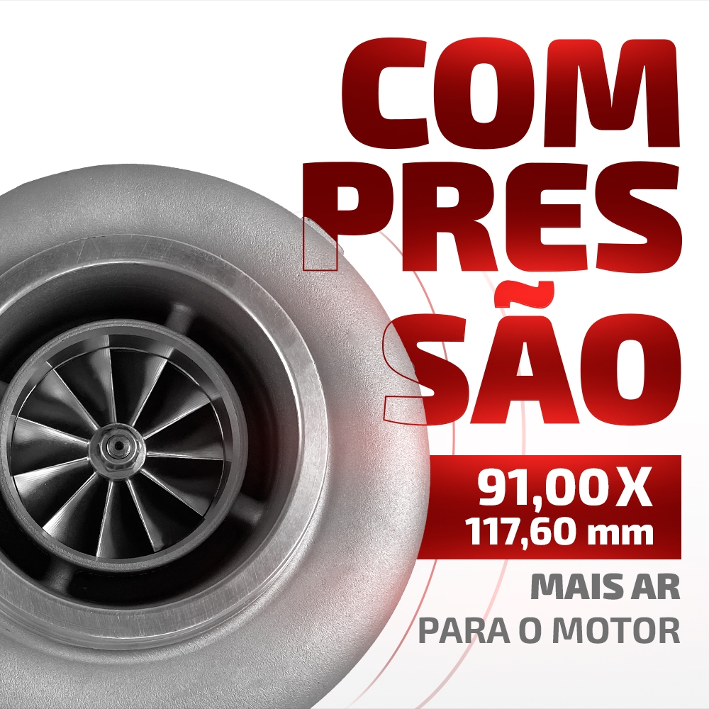 Turbina R6011-1 Performance Carcaça Quente 1.10 E Fria 0.69