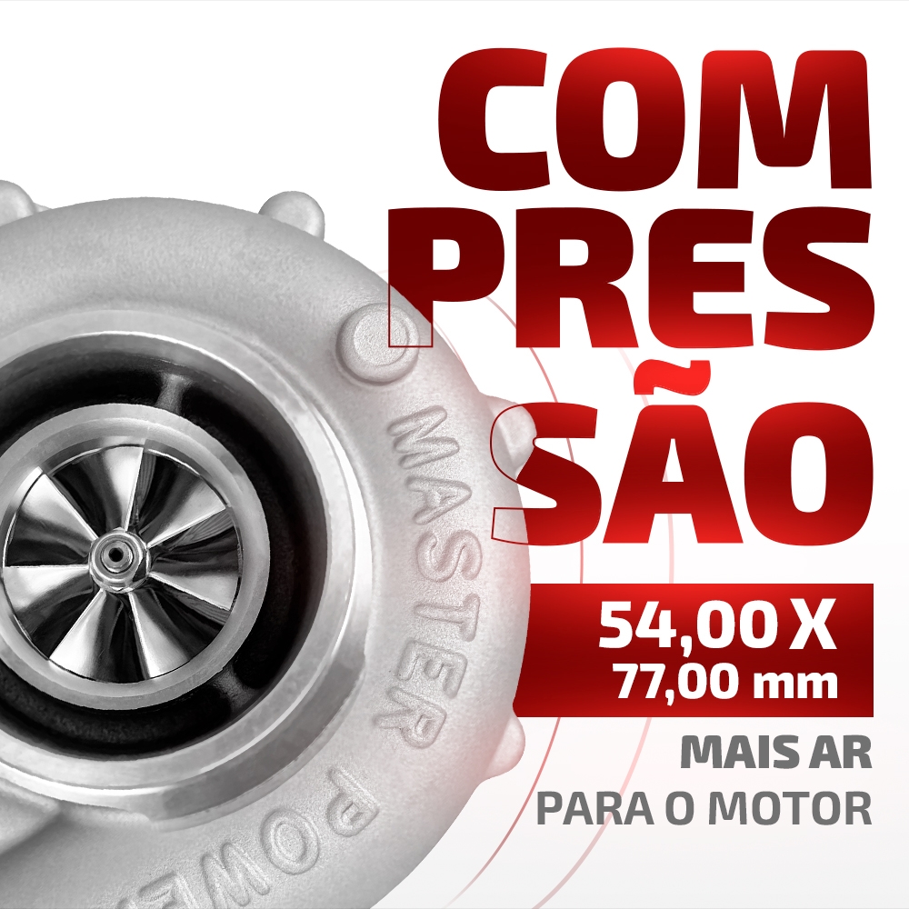 Turbina R545-1 Performance Carcaça Quente 0.48 E Fria 0.65