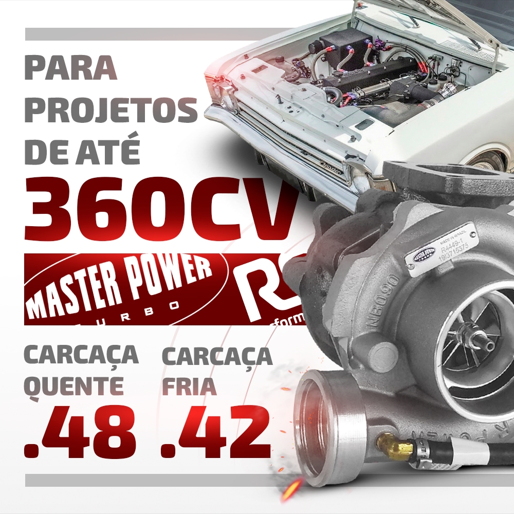 Turbina R4449-1 Performance Carcaça Quente 0.48 E Fria 0.42