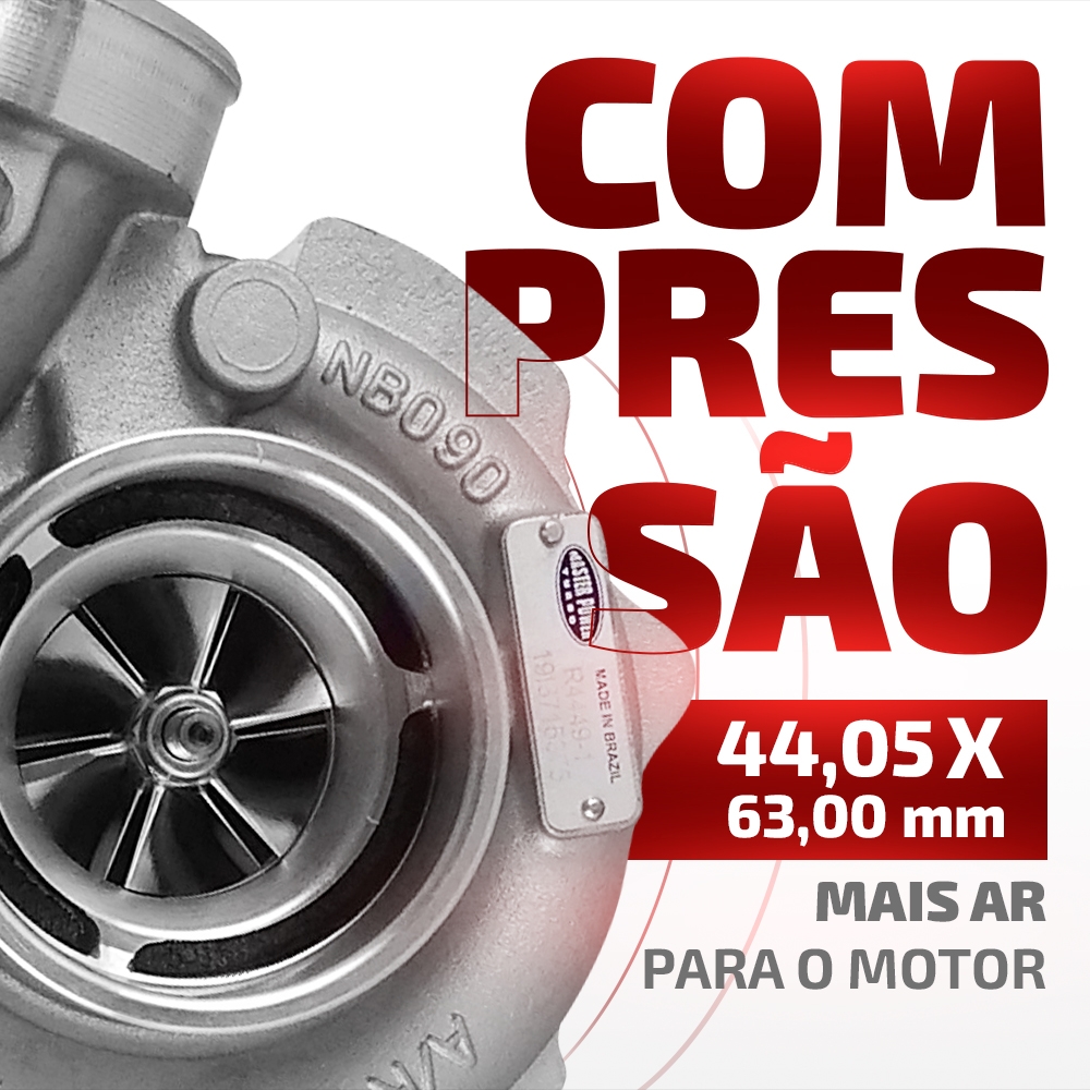 Turbina R4449-1 Performance Carcaça Quente 0.48 E Fria 0.42