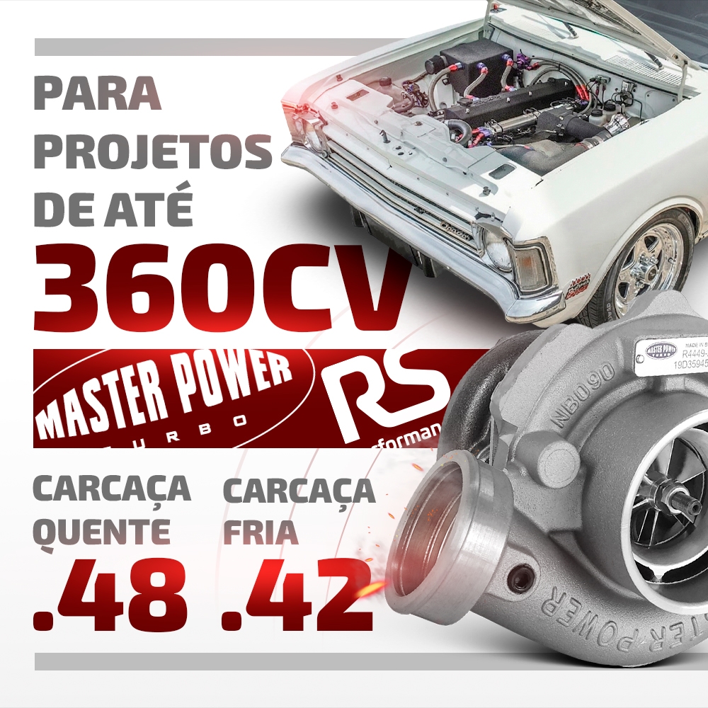 Turbina R4449-2 Performance Carcaça Quente 0.48 E Fria 0.42
