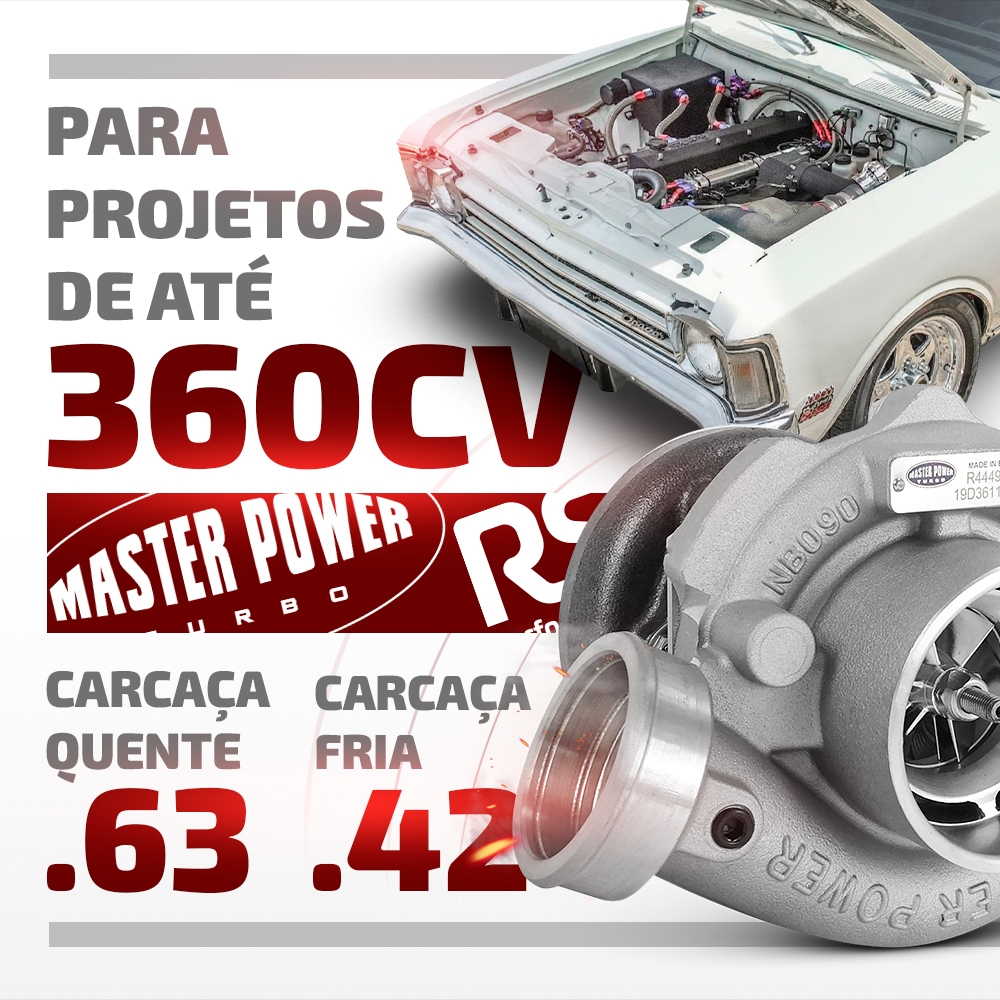 Turbina R4449-3 Performance Carcaça Quente 0.63 E Fria 0.42