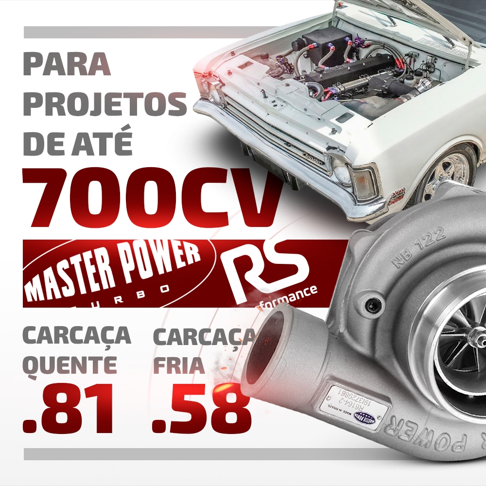 Turbina R6164-2 Performance Carcaça Quente 0.81 E Fria 0.58