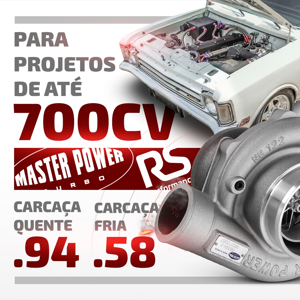 Turbina R6164-3 Performance Carcaça Quente 0.94 E Fria 0.58