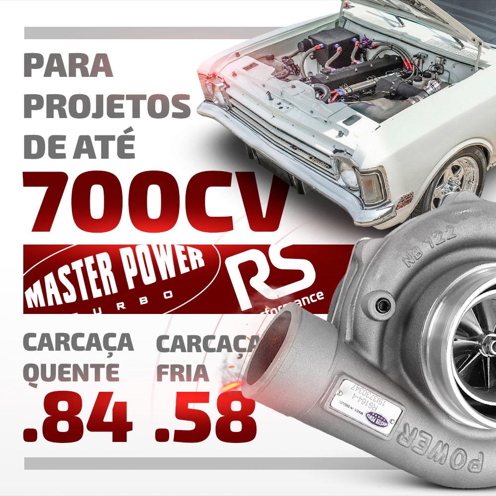 Turbina R6164-4 Performance Carcaça Quente 0.84 E Fria 0.58