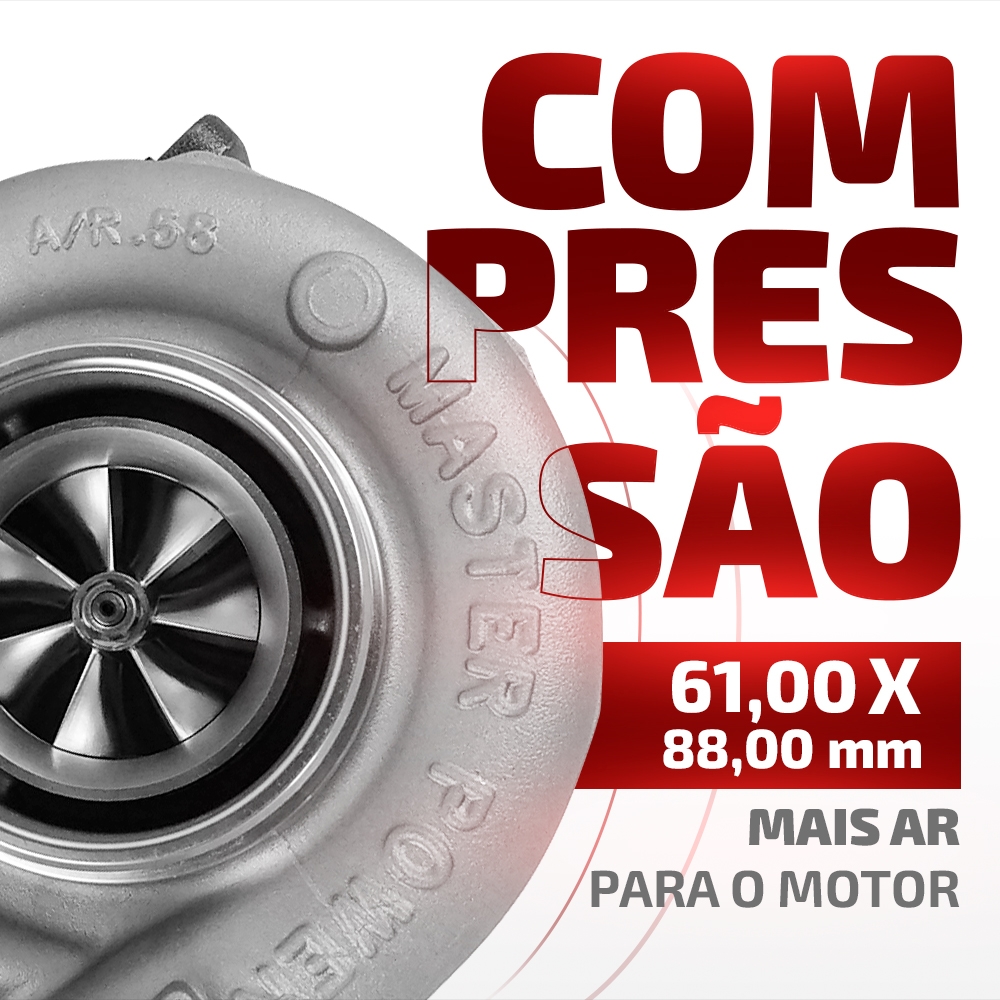 Turbina R6164-7 Performance Carcaça Quente 0.70 E Fria 0.58