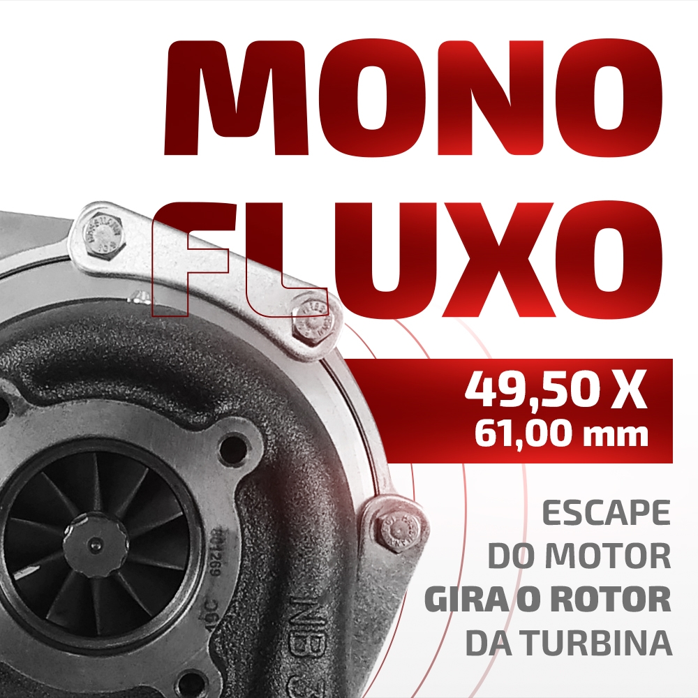 Turbina Roletada RB474-2 Carcaça Quente 0.48 E Fria 0.50