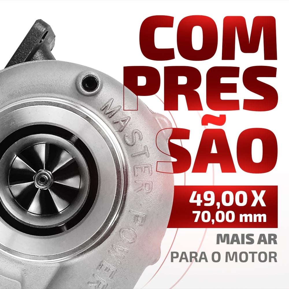 Turbina Roletada Rb494-2 Carcaça Quente 0.48 E Fria 0.50
