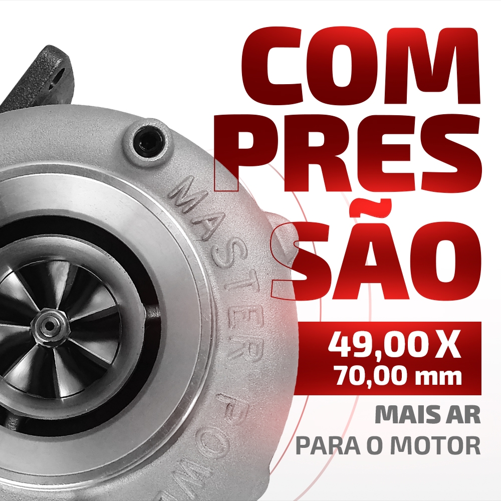 Turbina Roletada Rb494-3 Carcaça Quente 0.63 E Fria 0.66