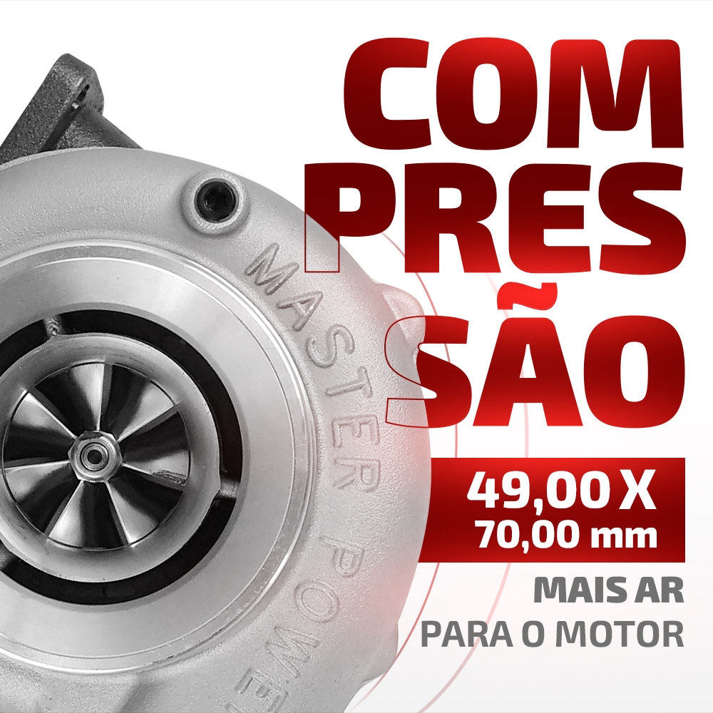 Turbina Roletada Rb494-4 Carcaça Quente 0.94 E Fria 0.66