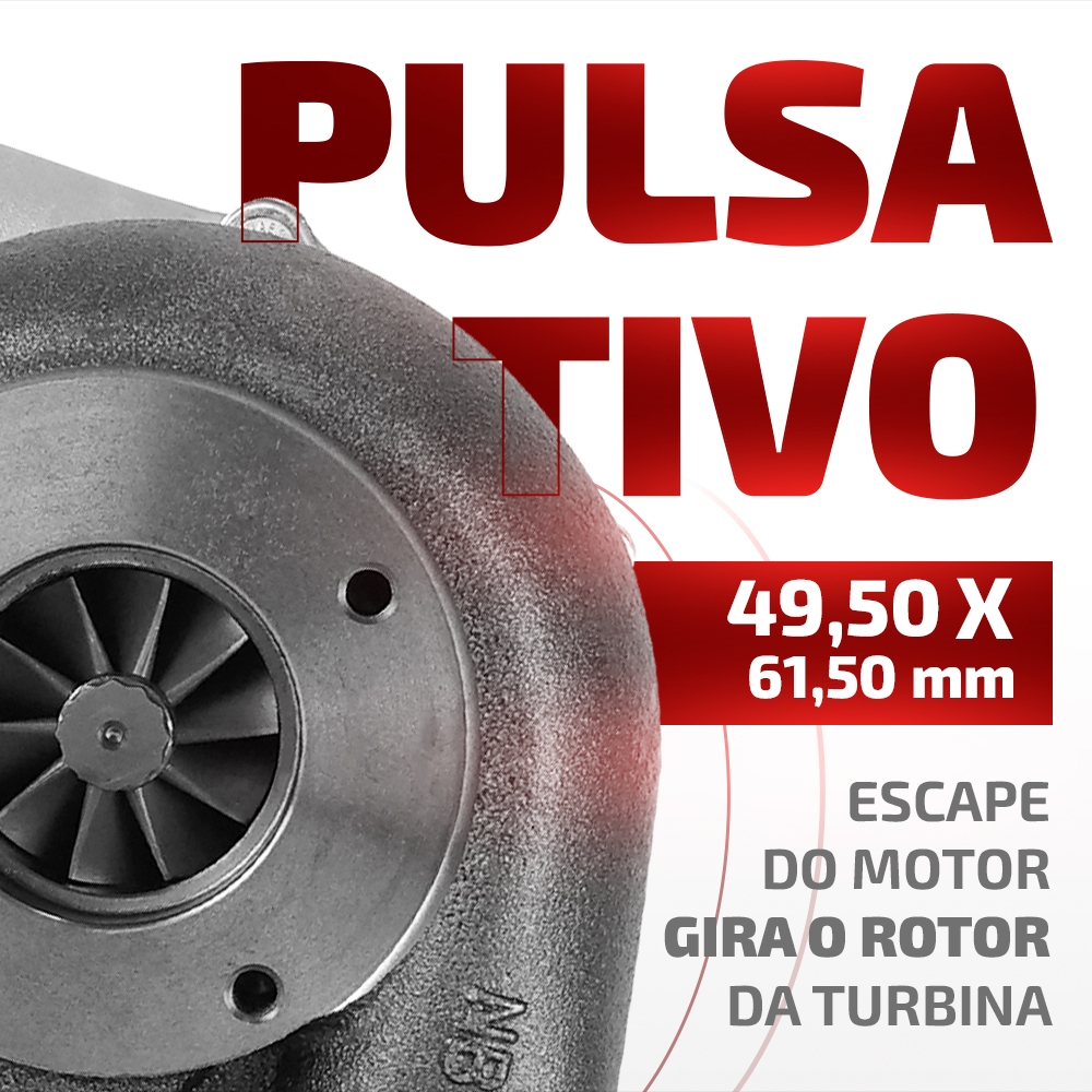 Turbina Roletada Rb494-4 Carcaça Quente 0.94 E Fria 0.66