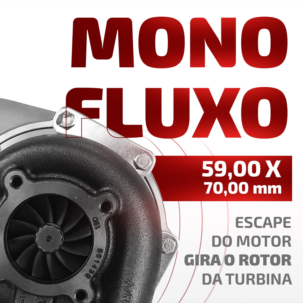 Turbina Roletada Rb545-2 Carcaça Quente 0.63 E Fria 0.65