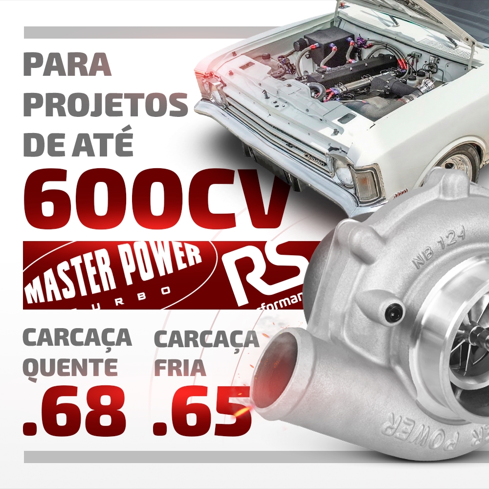 Turbina Roletada Rb545-3 Carcaça Quente 0.68 E Fria 0.65