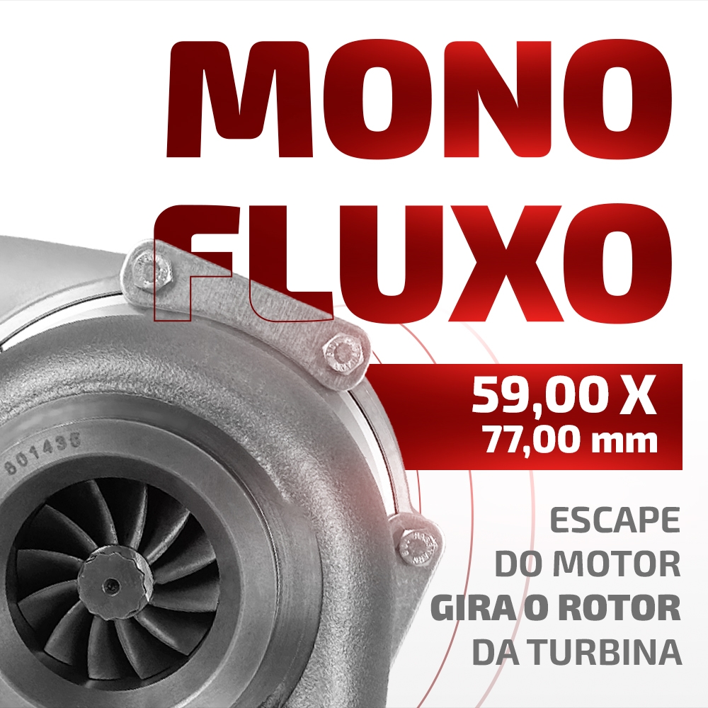 Turbina Roletada Rb545-3 Carcaça Quente 0.68 E Fria 0.65