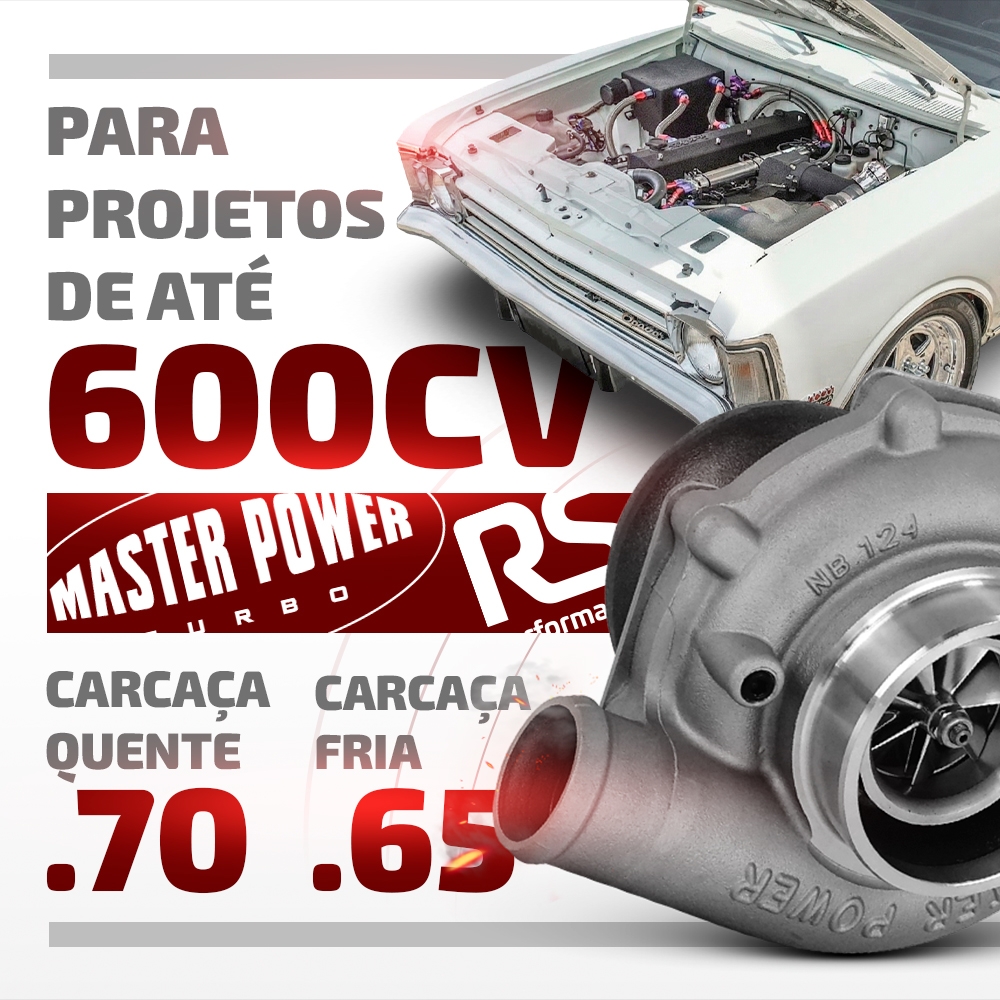 Turbina Roletada Rb545-9 Carcaça Quente 0.70 E Fria 0.65