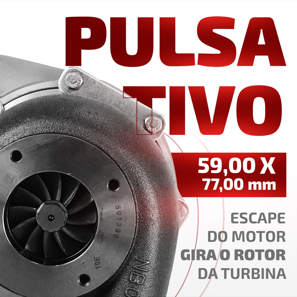 Turbina Roletada Rb545-9 Carcaça Quente 0.70 E Fria 0.65