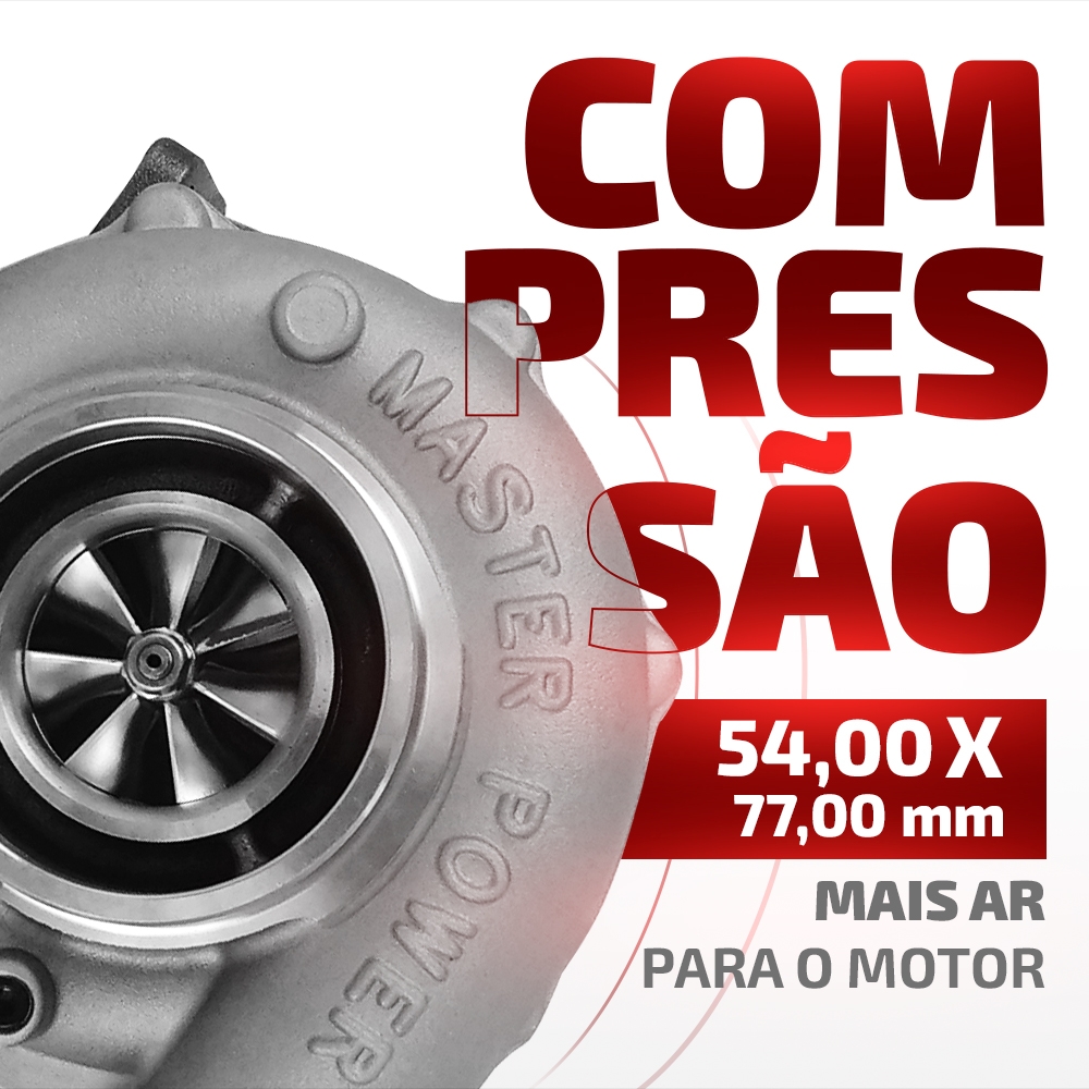 Turbina Roletada Rb545-9 Carcaça Quente 0.70 E Fria 0.65