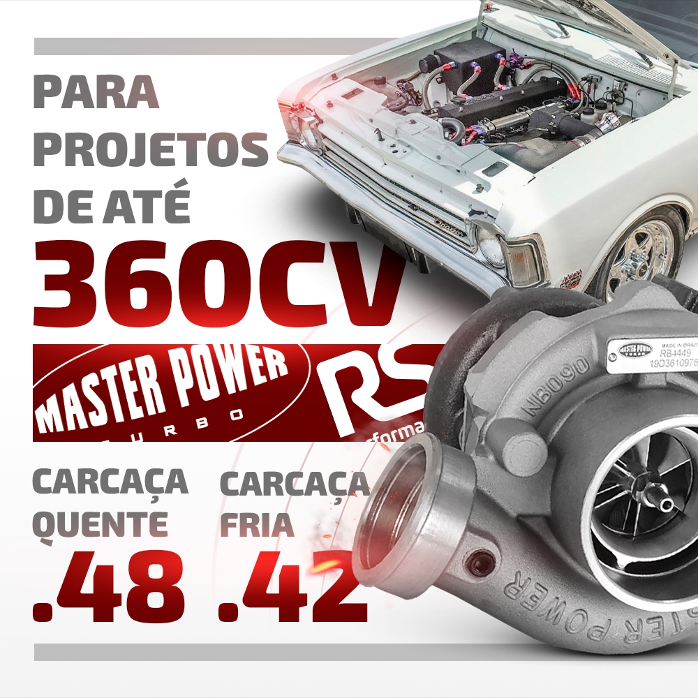 Turbina Roletada RB4449-2 Carcaça Quente 0.48 E Fria 0.42