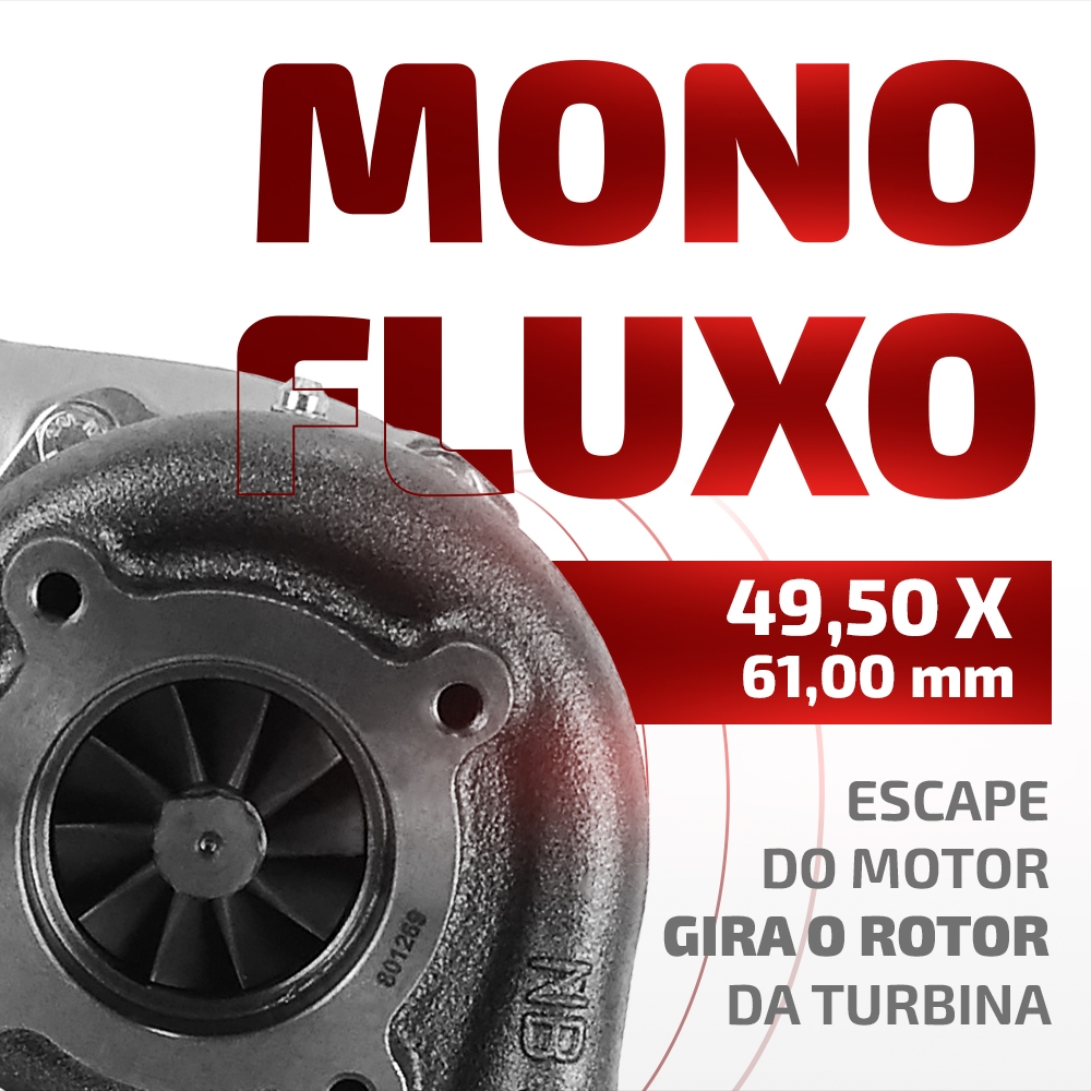 Turbina Roletada RB4449-2 Carcaça Quente 0.48 E Fria 0.42