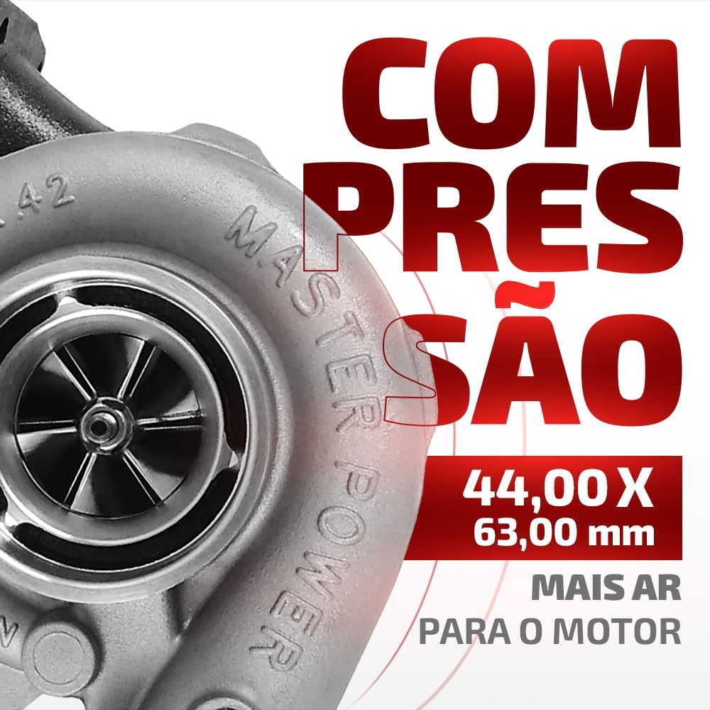 Turbina Roletada RB4449-2 Carcaça Quente 0.48 E Fria 0.42